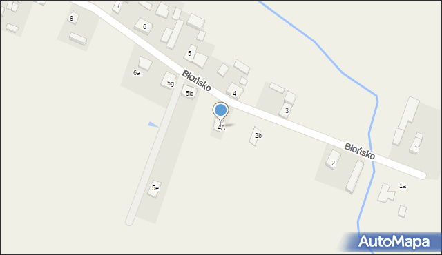 Błońsko, Błońsko, 4A, mapa Błońsko