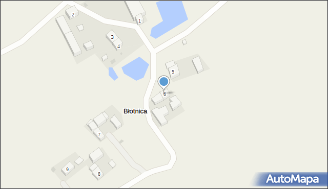 Błotnica, Błotnica, 6, mapa Błotnica