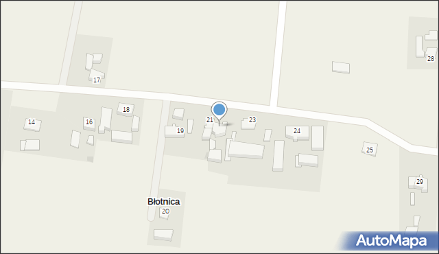 Błotnica, Błotnica, 22, mapa Błotnica