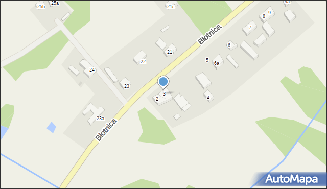 Błotnica, Błotnica, 3, mapa Błotnica