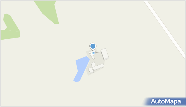 Bługowo, Bługowo, 18, mapa Bługowo