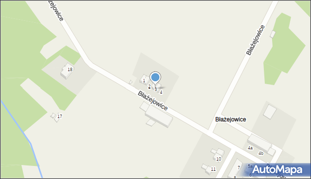 Borkowice, Błażejowice, 3, mapa Borkowice