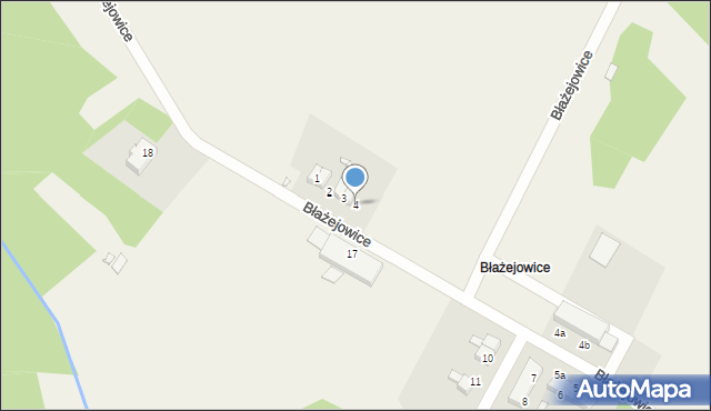 Borkowice, Błażejowice, 4, mapa Borkowice