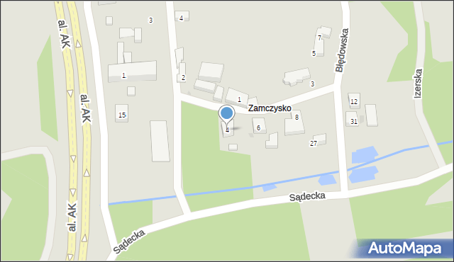 Bydgoszcz, Błędowska, 4, mapa Bydgoszczy
