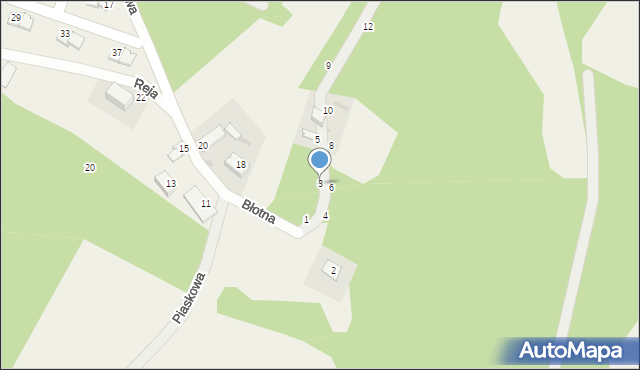 Chwaszczyno, Błotna, 3, mapa Chwaszczyno