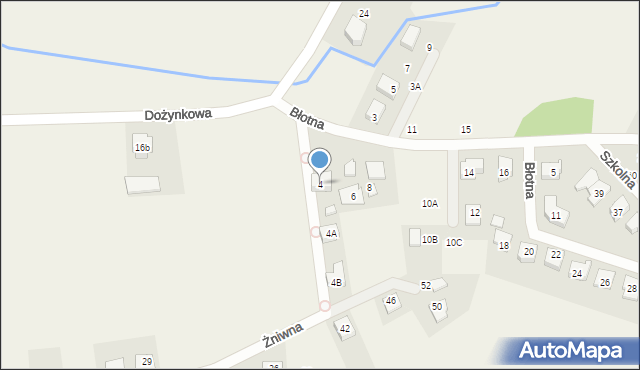 Gortatowo, Błotna, 4, mapa Gortatowo