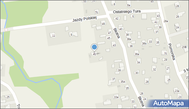Jaktorów, Błotna, 41, mapa Jaktorów