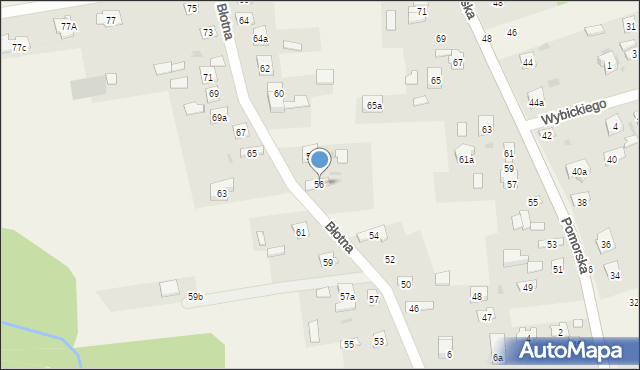 Jaktorów, Błotna, 56, mapa Jaktorów