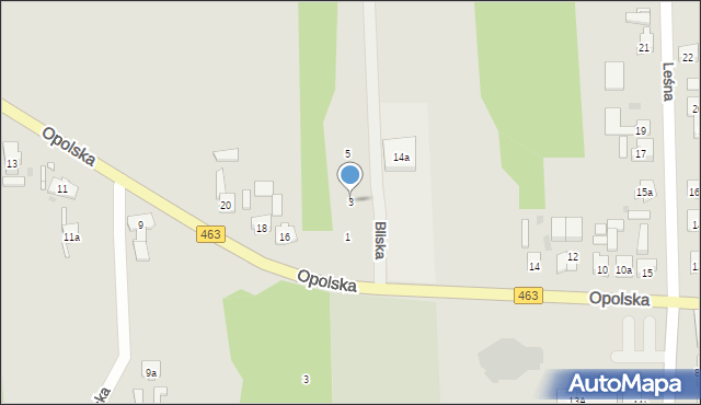 Kolonowskie, Bliska, 3, mapa Kolonowskie