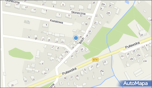 Kurów, Blich, 33, mapa Kurów