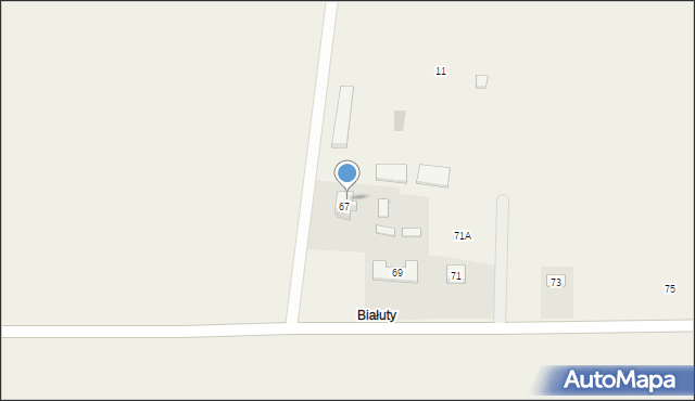 Leszno, Błońska, 67A, mapa Leszno