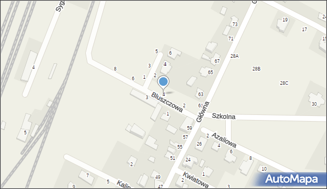 Maksymilianowo, Bluszczowa, 4, mapa Maksymilianowo