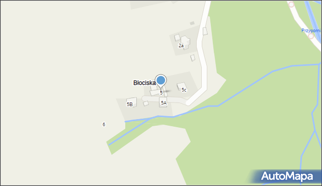 Murzasichle, Błociska, 5, mapa Murzasichle