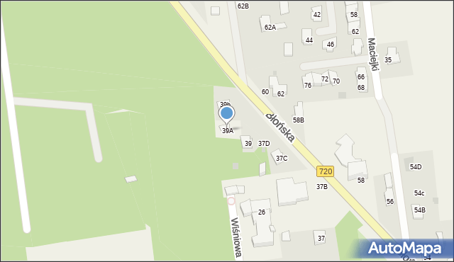 Nadarzyn, Błońska, 39A, mapa Nadarzyn