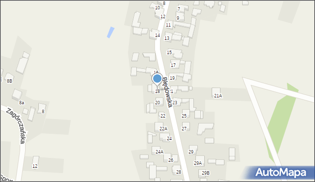 Niegowoniczki, Błędowska, 18, mapa Niegowoniczki