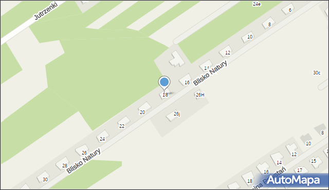 Olszewnica Stara, Blisko Natury, 18, mapa Olszewnica Stara