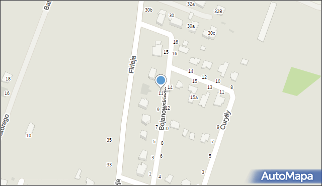 Radomyśl Wielki, bł. Bojanowskiego Edmunda, 11, mapa Radomyśl Wielki
