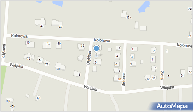 Solec Kujawski, Błękitna, 3, mapa Solec Kujawski