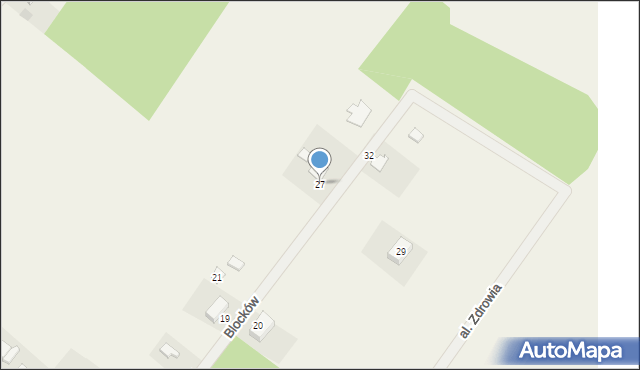 Strzepcz, Blocków, ks., 27, mapa Strzepcz