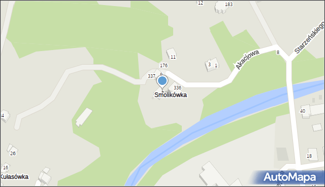 Sucha Beskidzka, Błądzonka, 277, mapa Sucha Beskidzka