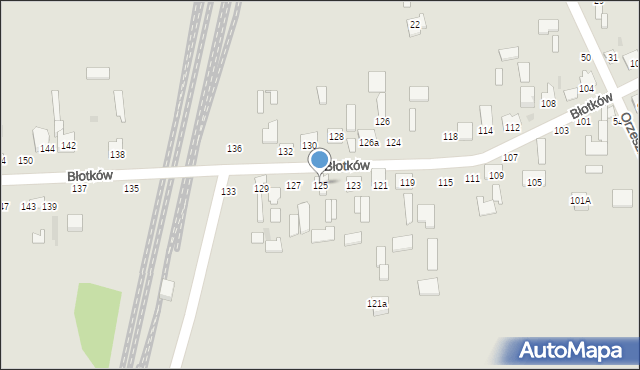 Terespol, Błotków, 125, mapa Terespol