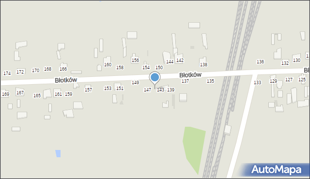 Terespol, Błotków, 145, mapa Terespol