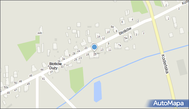 Terespol, Błotków, 15, mapa Terespol