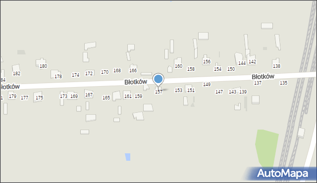 Terespol, Błotków, 157, mapa Terespol