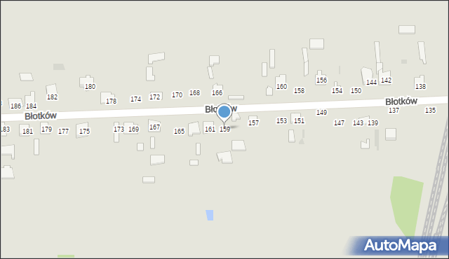 Terespol, Błotków, 159, mapa Terespol