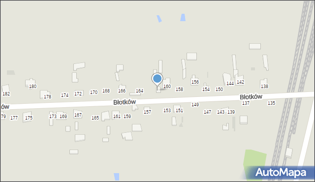 Terespol, Błotków, 162, mapa Terespol