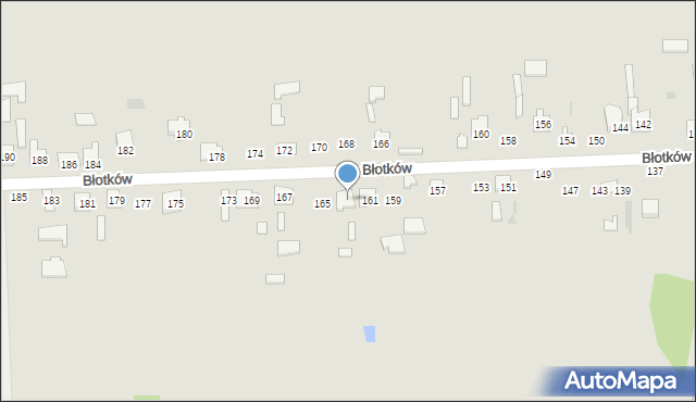 Terespol, Błotków, 163, mapa Terespol