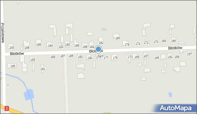 Terespol, Błotków, 179, mapa Terespol