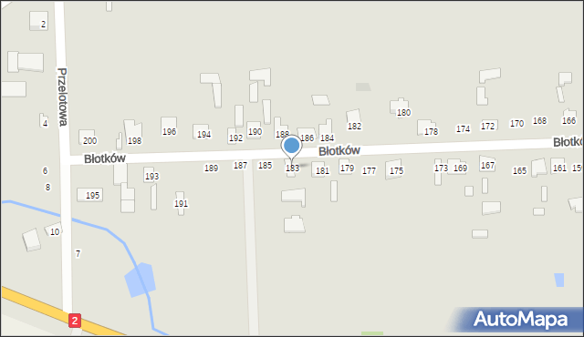 Terespol, Błotków, 183, mapa Terespol