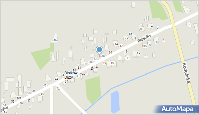 Terespol, Błotków, 22, mapa Terespol