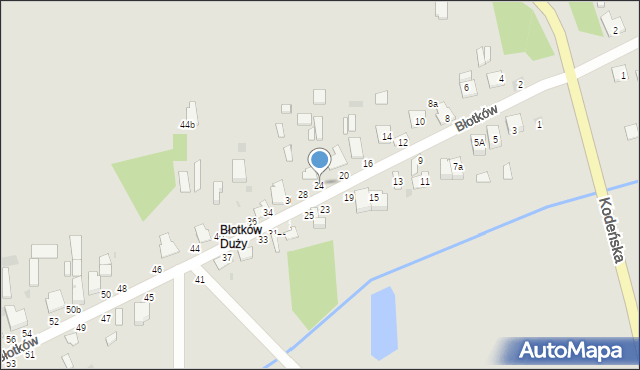 Terespol, Błotków, 24, mapa Terespol