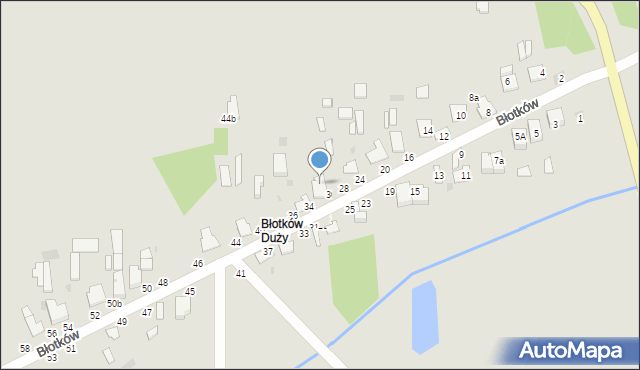 Terespol, Błotków, 32A, mapa Terespol