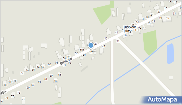 Terespol, Błotków, 47, mapa Terespol