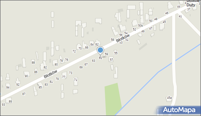 Terespol, Błotków, 61, mapa Terespol