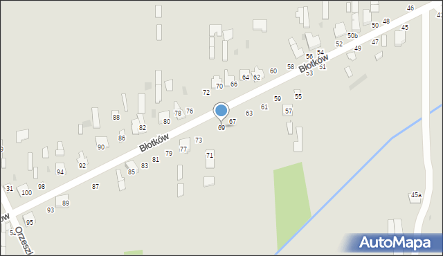 Terespol, Błotków, 69, mapa Terespol