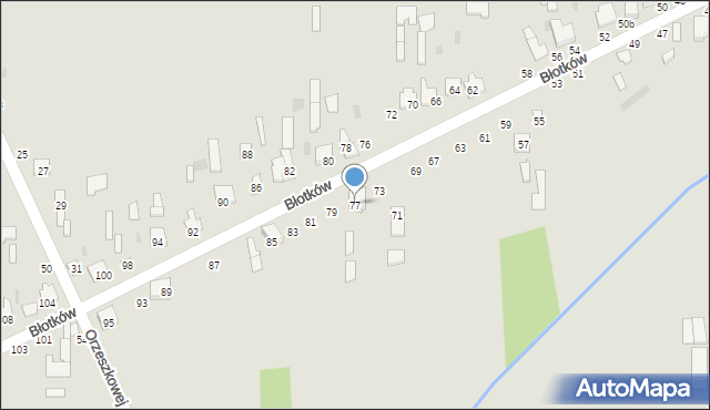 Terespol, Błotków, 77, mapa Terespol