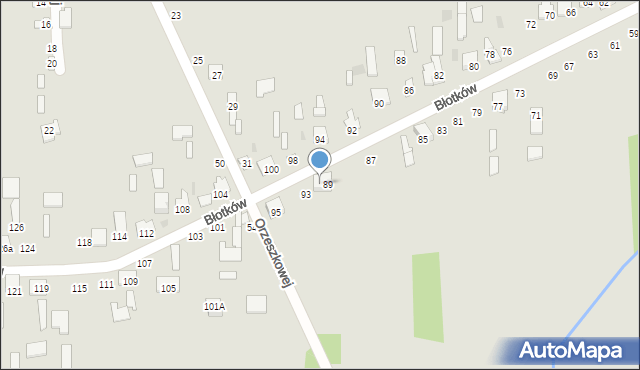 Terespol, Błotków, 91, mapa Terespol