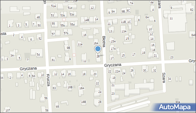 Wołomin, Błotna, 18, mapa Wołomin