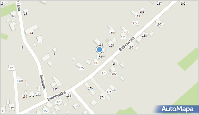 Zawiercie, Blanowska, 159, mapa Zawiercie