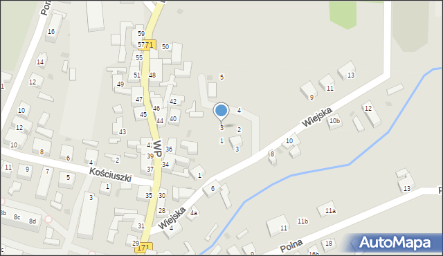 Barwice, Boczna, 3, mapa Barwice