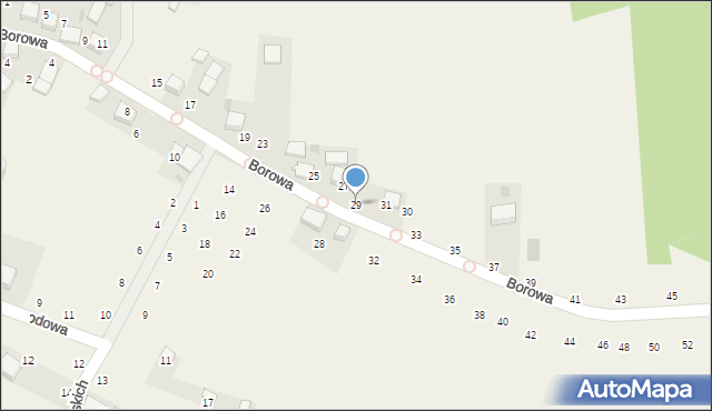 Będkowice, Borowa, 29, mapa Będkowice