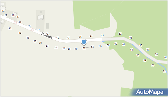 Będkowice, Borowa, 52, mapa Będkowice