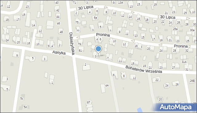 Bielsk Podlaski, Bohaterów Września, 5, mapa Bielsk Podlaski