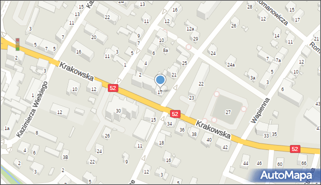 Bielsko-Biała, Bohaterów Westerplatte, 17, mapa Bielsko-Białej