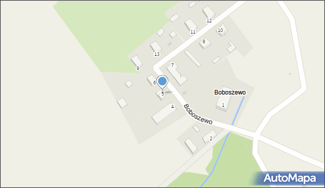 Boboszewo, Boboszewo, 5, mapa Boboszewo