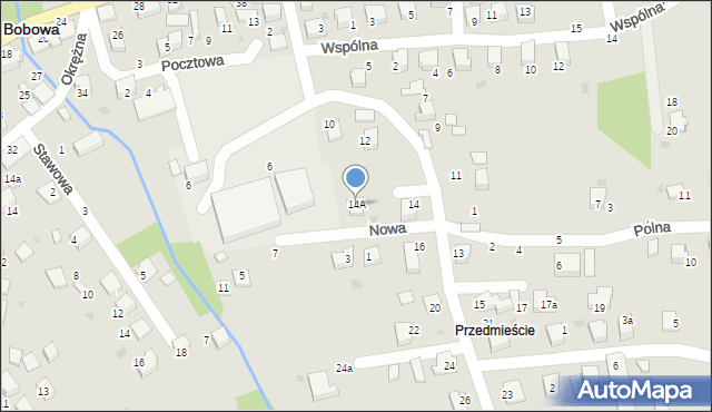 Bobowa, Bohaterów Bobowej, 14A, mapa Bobowa